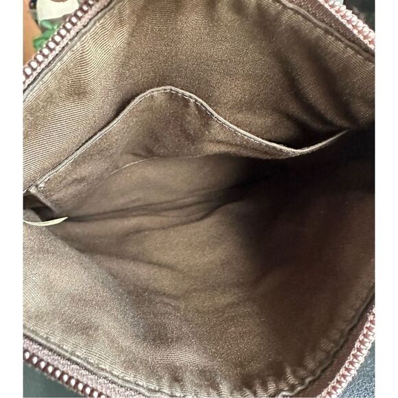 COACH Turbury Brown Monogram‎ SuttonSignature Stripe Crossbody Bag Purse - Picture 8 of 8